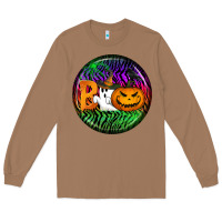 Toasted Coconut halloween round earrings 3 Long Sleeve Tee - BundleAndBundleShop