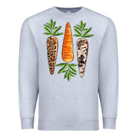 Heather Grey Easter carrot Easter Day Premium Sweatshirt - CowGirlArtShop