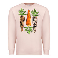 Pale Pink Easter carrot Easter Day Premium Sweatshirt - CowGirlArtShop