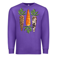 Purple Easter carrot Easter Day Premium Sweatshirt - CowGirlArtShop