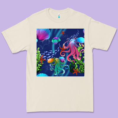 Undersea Premium Tee Designed By Bundleandbundleshop