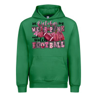 Emerald in october we wear pink and watch football Urban Hoodie - FaDigitalArtStudio