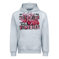 Heather Grey in october we wear pink and watch football Urban Hoodie - FaDigitalArtStudio