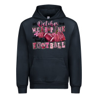 Navy in october we wear pink and watch football Urban Hoodie - FaDigitalArtStudio
