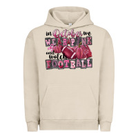 Pigment French Oak in october we wear pink and watch football Urban Hoodie - FaDigitalArtStudio