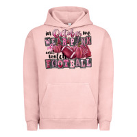 Pigment Salmon in october we wear pink and watch football Urban Hoodie - FaDigitalArtStudio