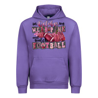 Tulip in october we wear pink and watch football Urban Hoodie - FaDigitalArtStudio