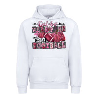 White in october we wear pink and watch football Urban Hoodie - FaDigitalArtStudio