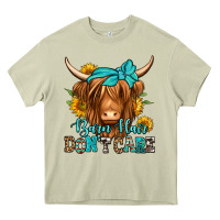 Mossy barn hair don't care long haired cow Heavy Core Tee - Jasminsmagicworld