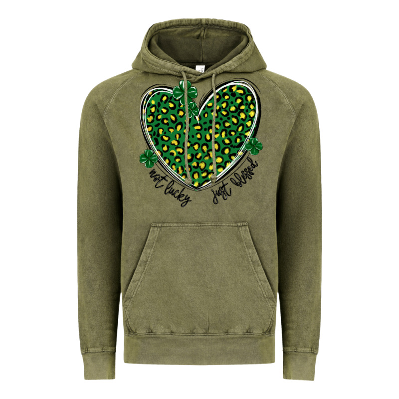 Not Lucky Just Blessed Vintage Hoodie by MaliasSmallBusiness | Teevron
