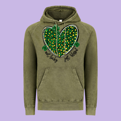 Not Lucky Just Blessed Vintage Hoodie Designed By Maliassmallbusiness