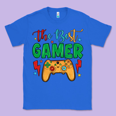 The Best Gamer Classic Tee Designed By Jahusdesignshop