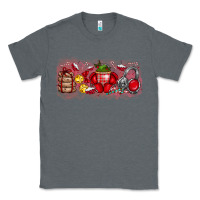 Charcoal Heather Merry Christmas Classic Tee - CowhideDigitalArt