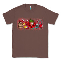 Chestnut Merry Christmas Classic Tee - CowhideDigitalArt