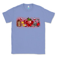 Colony Blue Merry Christmas Classic Tee - CowhideDigitalArt