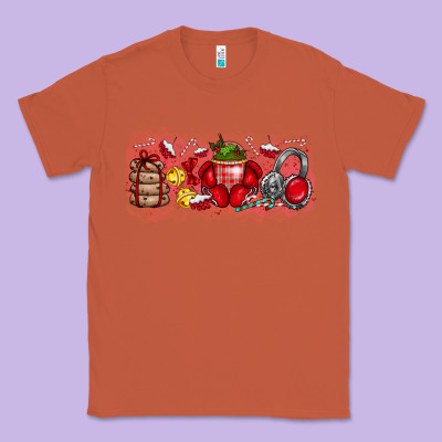 Merry Christmas Classic Tee Designed By Cowhidedigitalart