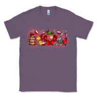 Lavender Merry Christmas Classic Tee - CowhideDigitalArt