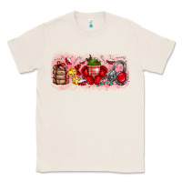 Natural Merry Christmas Classic Tee - CowhideDigitalArt