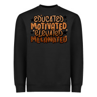 Black educated motivated elevated melanated Heavyweight Sweatshirt - LillyAllenDesigns