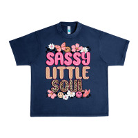 Navy sassy little soul Urban Heavy Tee - MaliasSmallBusiness
