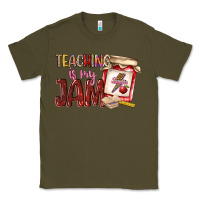 Army Green teaching is my jam Classic Tee - NancyCooperArtShop