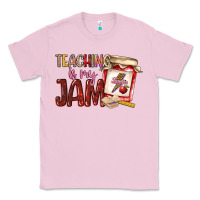 Bubblegum Pink teaching is my jam Classic Tee - NancyCooperArtShop