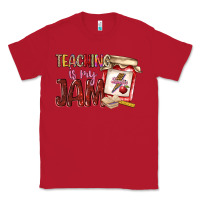 Red teaching is my jam Classic Tee - NancyCooperArtShop