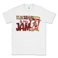 White teaching is my jam Classic Tee - NancyCooperArtShop
