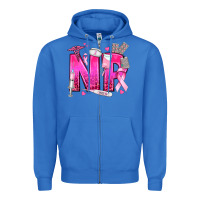 True Royal breast cancer np nurse practitioner Zipper Hoodie - texasbilliewilder