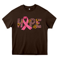 Chocolate Brown hope Heavy Core Tee - JahusDesignShop