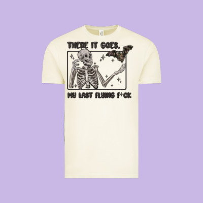 There It Goes My Last Flying Fck Vintage Tee Designed By Maliassmallbusiness