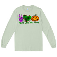 Matcha peace love halloween Long Sleeve Tee - BundleAndBundleShop