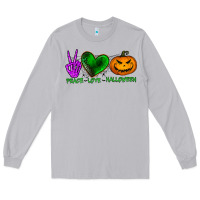 Moon Dust peace love halloween Long Sleeve Tee - BundleAndBundleShop