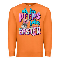 Carrot Oh for peeps sake Easter Day Premium Sweatshirt - CowGirlArtShop