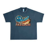 Midnight Navy tastes like freedom Urban Heavy Tee - NancyCooperArtShop