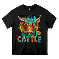 Black you ain't my brand of cattle longhaired cow Heavy Core Tee - Jasminsmagicworld