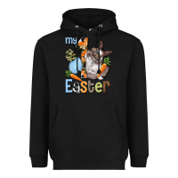 Black My first Easter Boy Easter Day Heavyweight Hoodie - HowdyJamesFarm