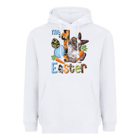 White My first Easter Boy Easter Day Heavyweight Hoodie - HowdyJamesFarm