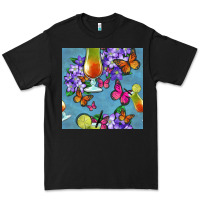 Black butterfly cocktail Premium Tee - BundleAndBundleShop