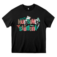 Black nursing student Heavy Core Tee - AdoDesignShop