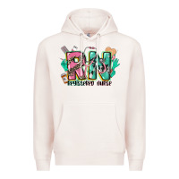 Pale Pink registered nurse Premium Hoodie - CowGirlArtShop