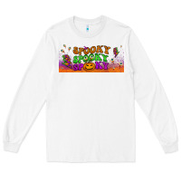 White spooky  libbey glass Long Sleeve Tee - BundleAndBundleShop