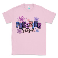 Bubblegum Pink freezing season Classic Tee - MaliasSmallBusiness
