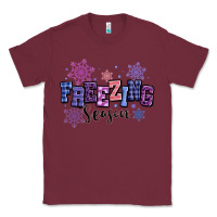 Burgundy freezing season Classic Tee - MaliasSmallBusiness