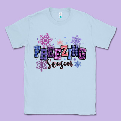 Freezing Season Classic Tee Designed By Maliassmallbusiness