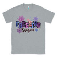 Heather Grey freezing season Classic Tee - MaliasSmallBusiness
