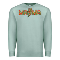 Seafoam Mama christmas lightning bolt mother's day Premium Sweatshirt - HowdyJamesFarm