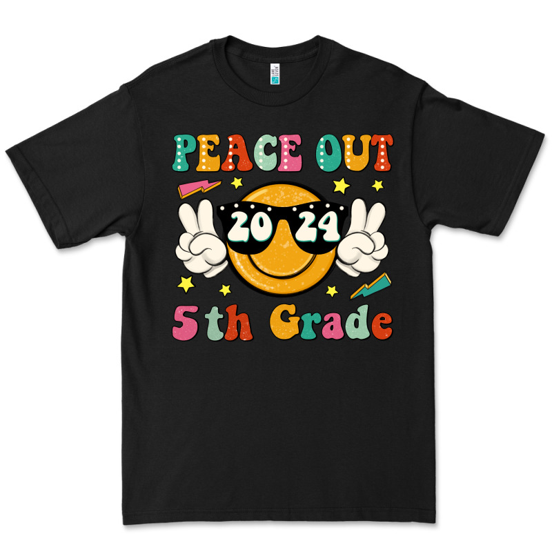 Peace Out 2024 5th Grade Premium Tee by JahusDesignShop | Teevron