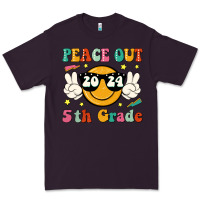 Plum peace out 2024 5th grade Premium Tee - JahusDesignShop
