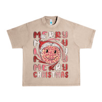 French Oak merry christmas smiling face Urban Heavy Tee - MaliasSmallBusiness